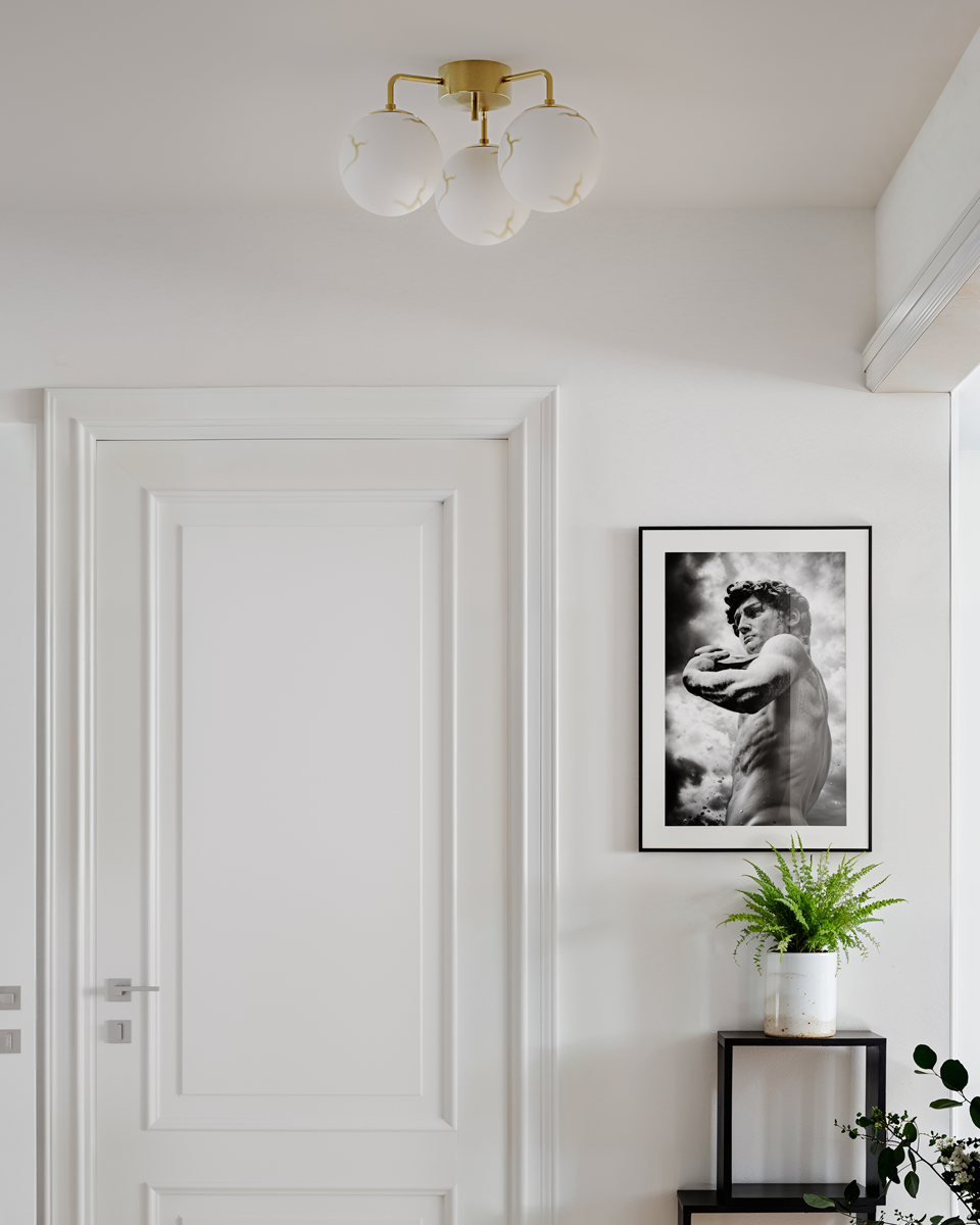 Bellagio 3 Plafond 50 Mässing/Vit - Bild 3