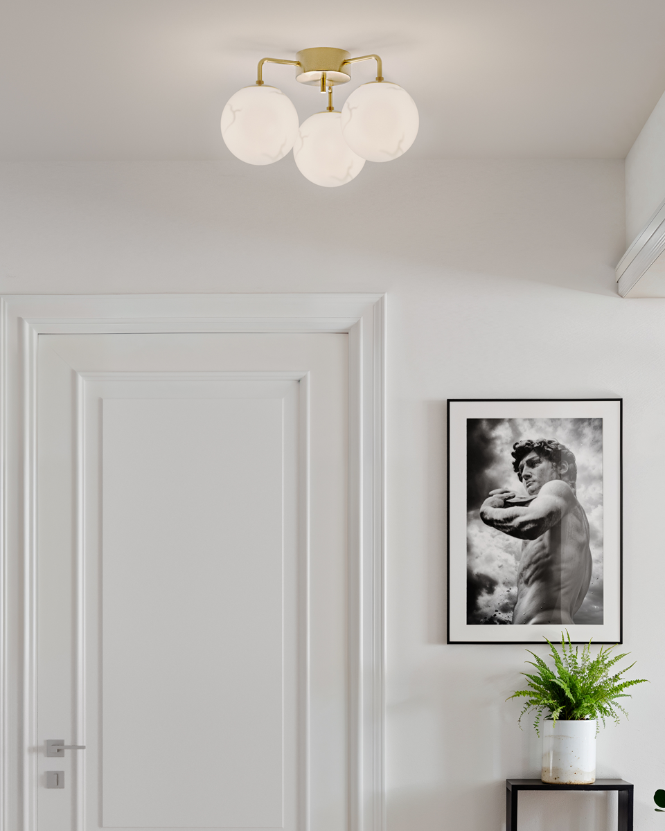 Bellagio 3 Plafond 50 Mässing/Vit - Bild 2