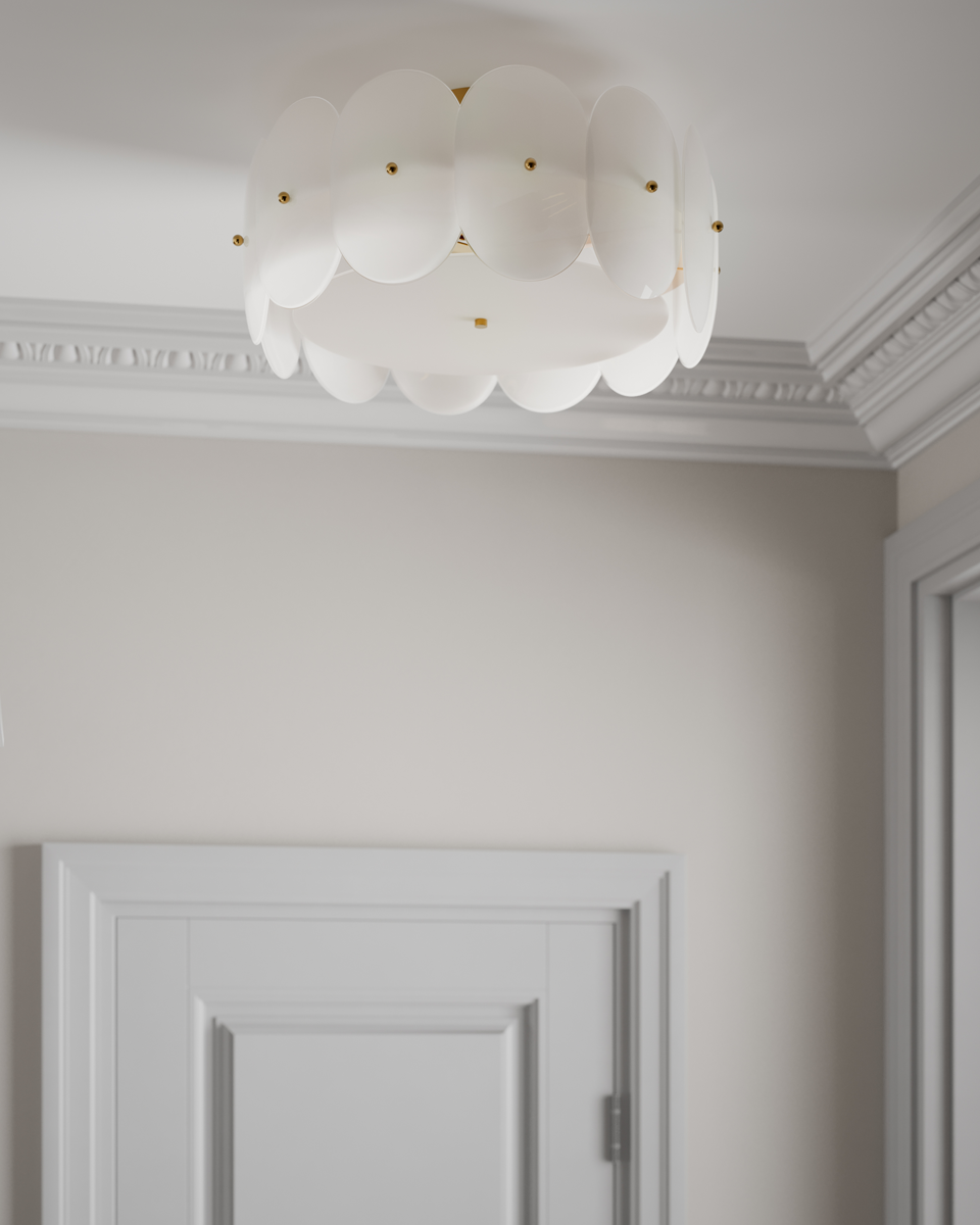 Omlott Plafond 53 Vit/Mässing - Bild 4