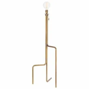 Strapatz Golvlampa Råmässing